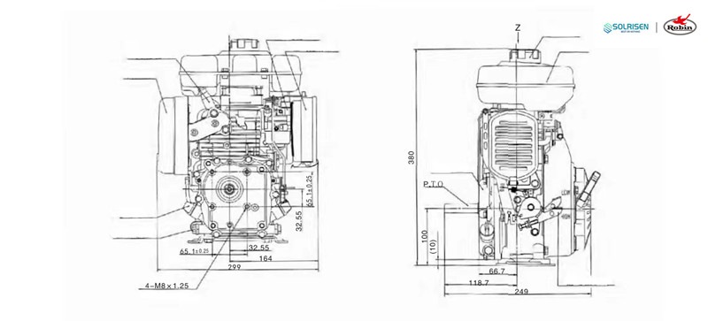 robin engine parts diagram