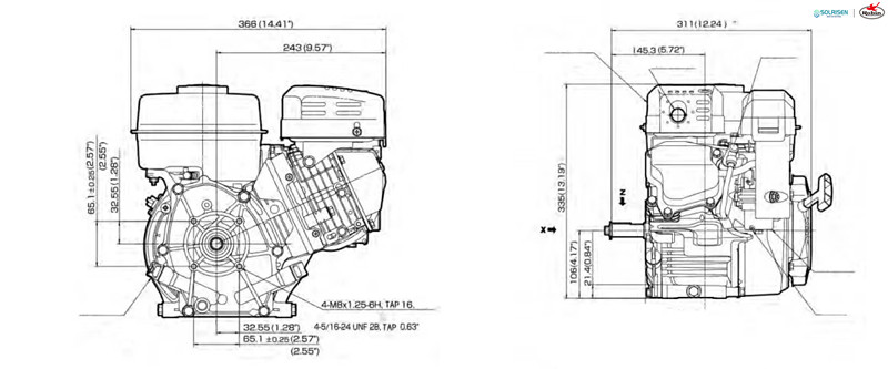 Subaru Robin motordeler diagram