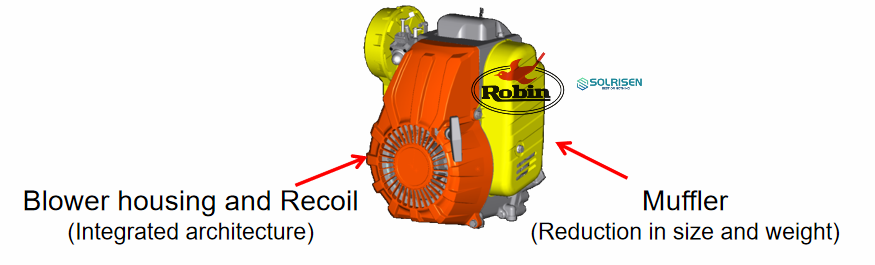 robin engine for rammer.